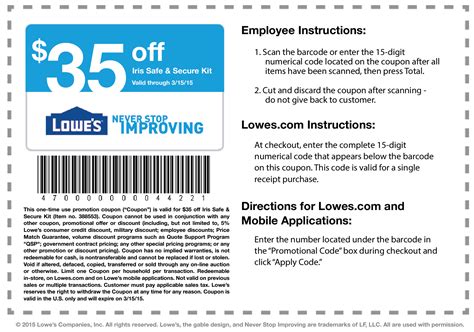 Limited Time. . Lowes coupon generator